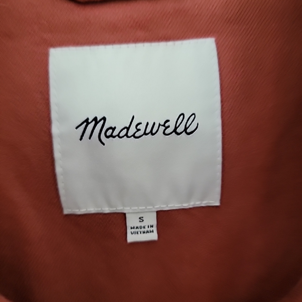 MADEWELL  BURNT ORANGE JACKET  SMALL - Picture 8 of 12